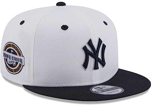 New Era - MLB New York Yankees White Crown Patch 9Fifty Snapback Cap Farbe Weiß, Größe M-L