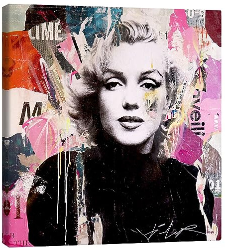 Posterlounge Marilyn Monroe II Leinwandbild von Michiel Folkers 60 x 60 cm Wandbilder Wanddeko