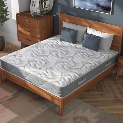 Talamo Italia - Ersa Doppelmatratze, Memory-Schaum-Matratze Trioform, ergonomisch, milbenhemmend und hypoallergen, 100% Made in Italy, 160 x 190 x 25 cm