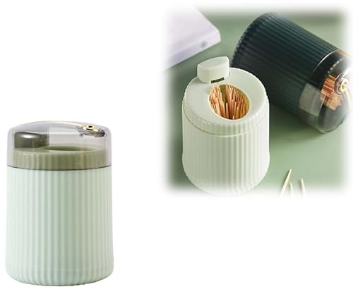 Gehanico Dispensador automático de palillos de dientes 2024, dispensador de palillos de dientes de alta calidad, soporte extraíble para palillos de dientes, dispensador de palillos de dientes fácil de