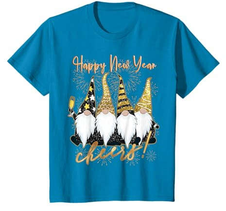 Chemise de gnomes Happy New Year 2024 Family Cheers T-Shirt