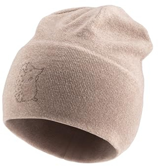 Sterntaler Beanie gestreift aus Microfleece für Mädchen - Baby und Kinder Mütze mit angeschnittenen Ohrenklappen und Bindeband