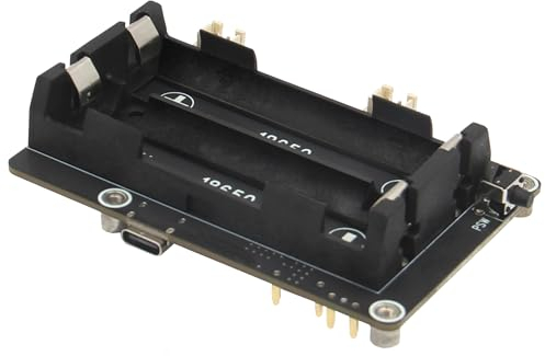 Geekworm X1200 5V UPS Shield for Raspberry Pi 5, with Max 5.1V 5A Output & Auto Power On & Safe Shutdown & Power Loss Detection Function