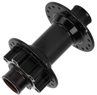 Asixxsix Mountainbike-Nabenlager aus Aluminiumlegierung, Schwarz, 36 Löcher, 110 Mm Vorderradgabel, 20 Mm Welle, 6804-Lager, für Mountainbikes