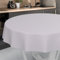 Wachstuch-Tischdecke Tischdecke abwaschbar Wachstuch Garten-Tischdecke Outdoor Indoor Rund 100cm Schnittkante Grau