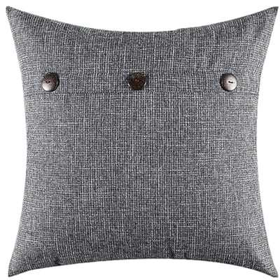 Kissenbezüge für Couch, Knopf-Design, weicher Kissenbezug, gemütliche Kissenbezüge für Bett, Wohnzimmer, Schlafzimmer, Sofa, Bauernhaus-Heimdekoration