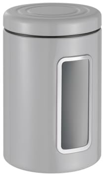Wesco Vorratsdose Classic Line 2 Liter cool grey, 12.5 x 12.5 x 18.9 cm