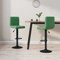 KTHLBRH Stehhocker Kitchen Chair Bar hocker Barhocker 2 STK. Dunkelgrün Samt