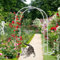 Rosenbogen, Gartenbogen, Spalier für Kletterpflanzen, Hochzeitsbögen im Freien für Zeremonien, Breite 80 cm, 120 cm, 140 cm, 180 cm, 200 cm, 240 cm, 260 cm, 280 cm, 300 cm, 350 cm, Pergola-L