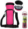 Nueness-Ror Portable Blender Carrying Case with Lid for Ninja BC151 Blast Portable Blender, Flip Travel Insulated Sleeve with Adjustable Crossbody Strap and Accessory Pocket (Red)