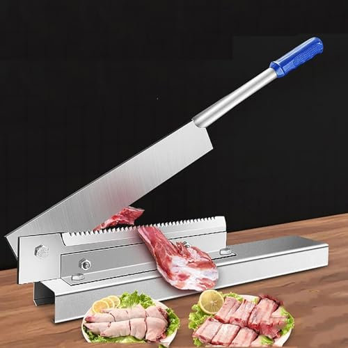 Fleischschneider, manueller Rippenzerkleinerer, gefrorenes Fleisch, Gemüse, Feinkost-Lebensmittelschneider, Schneidemaschine,Gemüselebensmittel