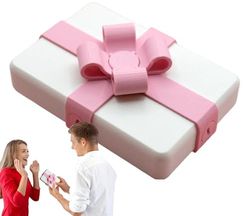 Kreative Geschenkbox mit 3D-Druck, ausgefallene, schwer zu öffnende, dekorative Geschenkbox, leer für Schmuck, Schokolade und Andenken, einzigartige Puzzle-Stil, elegante 3D-bedruckte Geschenkbox