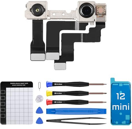DGSCSMY for iPhone 12 Mini Front Camera Repalcement with Full Repair Tools Kit
