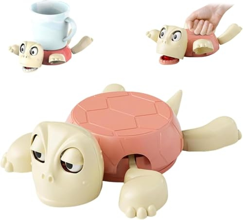 CHANCCI Turtle Coaster,Funny Turtle Cup Holder,Turtle Coaster With Surprise Expression, Desk Table Ornament For Birthday,Holiday,Home,Office,Gifts for Turtle Lovers Smart
