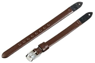 BGFFDSZ Compatibile con Fossil ES3745 ES3861 ES4026 ES3862 ES4340 Cinturini for orologi da donna 8 mm Bracciale piccolo Cinturini for orologi in vera pelle(Coffee,8mm-Rose gold Buckle)