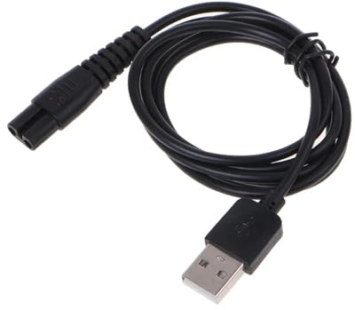 Electric Shaver USB Charging Cable Power Cord Charger Electric Adapter for Electric Shaver ，Compatible for MJTXD01SKS， Plug