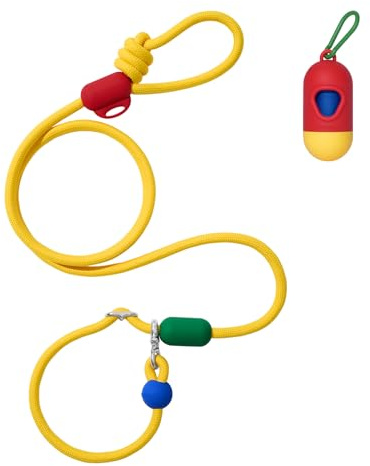 VETRESKA Freihand-Hundeleine, 8FT verstellbare Seilleine für mittelgroße bis große Hunde, Hüft-/Umhängeleinen zum Spazierengehen, No-Pull-Hundeleinen mit Beutelspender, 2-in-1-Spaziergang-Set (Chroma) | Verstellbare Taille/Crossbody-Leine, zum Spazierengehen, kein Ziehen, mit Beutelspender, 2-in-1-Walk-Kit (Chroma)