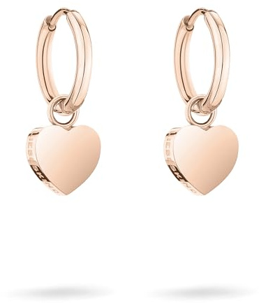 LIEBESKIND BERLIN Schmuck für Damen – Edelstahl Kette, Armband und Ohrringe mit liebevollem Herzanhänger – In verschiedenen Farben und Ausführungen – Romantische Geschenkidee