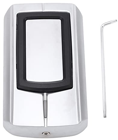 Door Access Card Reader, Metal WG 26/34 ID Card Scanner, 3-15cm Sensing Distance - Durable Zinc Alloy Shell, Explosion Proof, Fast Proximity Detection for Security