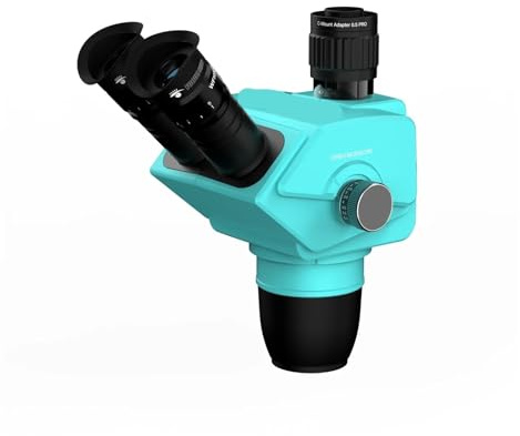 Neu Trinokular Mikroskop Kopf 6,5-65X Simul Brenn Kontinuierliche Zoom Stereo WF10X/23mm Okular Telefon PCB Solderi(RF-6565PRO)