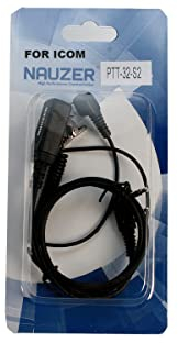 NAUZER PTT-32 / Kabel mit Micro PTT Kompatibel mit PELTOR SPORTTAC Jagdhelm (PTT32-S2-ICOM)