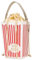 Enjoin Fashion Umhängetasche für Damen, Rot gestreift, niedlich, Popcorn, Umhängetasche, Handtasche, Kette, börse, Casual-Tasche