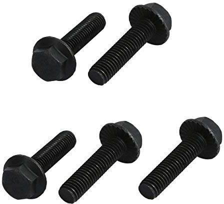 5 Stück M10 x 40 mm Grad 10.9 40CR Sechskantschrauben mit Zacken-Bolzen