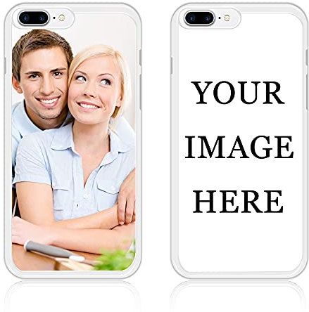JH ANG Custom Case TPU Shock Absorbing Personalised Photo Phone case for iPhone 7P/8P white