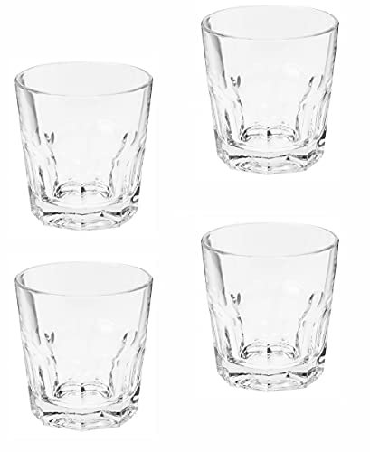 Koopman International Trinkglas-Set 4-teilig 25cl, Glas, Klassiker, Cocktailparty, 2.5E+2 milliliters