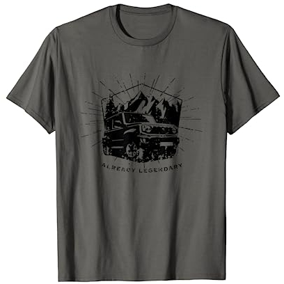 ORTCI Jimny JB74 JB64 Offroad 4x4 Already Legendary Allgrip 4wd Grau Meliert Klassisch Geschnitten T-Shirt S