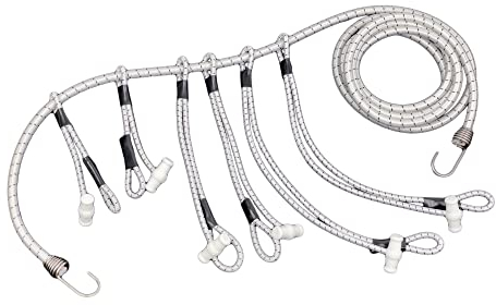 GATE14® Serravele Millepiedi Elastico Multiplo con 6 Bracci Ø Corda 10 mm Lung. 3 m