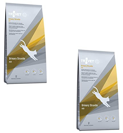 Trovet Urinary Struvite ASD Trockenfutter | Doppelpack | 2 x 500 g | Diät-Alleinfuttermittel für Adulte Katzen zur Unterstützung bei Struvitkristallen | Niedriger Kaliumgehalt