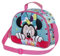 Disney Minnie Mouse Wishful-Bolsa Portamerienda 3D, Azul, 25.5 x 20 cm