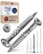 Terrassenschrauben 5x60 Edelstahl A4 Linsenkopfschrauben Torx Schrauben 5mm stark 200 Stück Holzschrauben Torx 60mm lang Edelstahlschrauben Holz V4A