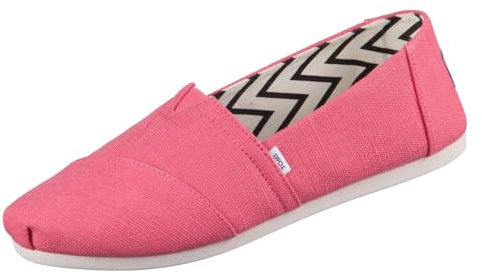 TOMS Damen Alpargata Flacher Slipper, Shell Pink Heritage Canvas, 37 EU