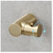 ASCDAP Shower Head Holder, Adjustable Handheld Brass Shower Bracket, Wall Mounted Round Shower Wand Holder, Punch Hole Installation, Brushed Gold