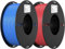 Creality Ender PLA Filament 1,75mm 2 Packs für 3D-Drucker, 2 x 1kg Spule 3D Druck Filament, Maßgenauigkeit +/- 0,02mm, passend für die meisten FDM 3D Drucker, Rot & Blau