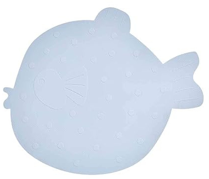 OYOY Living Design Badematte, Blau, aus Silikon, Höhe 0,25 x 52 x 43,5 cm
