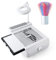 Aspirateur Ongle Professionnelle, Aspirateur Table Manucure, Puissant Onglerie Collecteur de Poussière Ventilateur Aspirateur, Aspiration Réglable (Blanc)