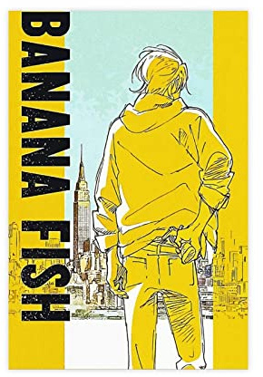 EYEZER Exklusive Kunst Anime Banana Fish Poster 23 Leinwand Poster Schlafzimmer Dekor Sport Landschaft Büro Zimmer Dekor Geschenk ungerahmt 30 x 45 cm