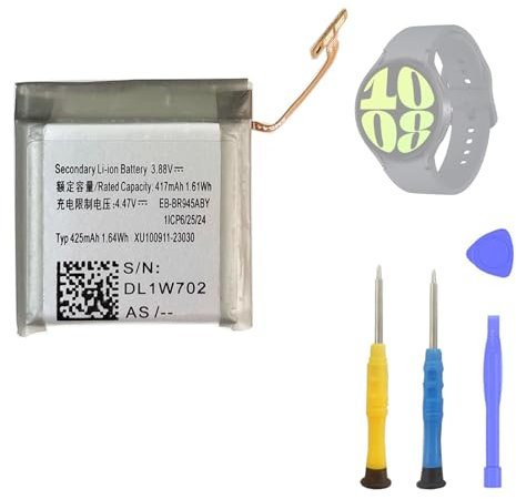 Aousavo EB-BR945ABY Replacement Battery Compatible with Galaxy Watch 6 44 mm SM-R940 with Replacement Kit