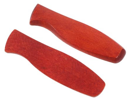 PRETYZOOM 1 Satz Zubehör Für Werkzeuggriffe Holzgriff Des Fräsers Sashimi-griff Holzschneidergriff Natürlicher Fräsergriff Küchenmessergriff Hackmessergriffe Niet Messer Liefert Hölzern