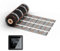 WARMON elektrische Fußbodenheizung für Fliesen: Zweiader-Heizmatte WARMON CLASSIC 150 W/m², heating mat, mit Thermostat nach Wahl, Thermostat:MCS 750 WiFi - Schwarz, Mattengröße:12 m²