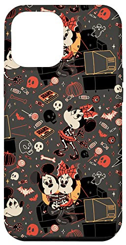 iPhone 14 Pro Max Disney Mickey Mouse & Minnie Mouse Scary Sweet Halloween Case
