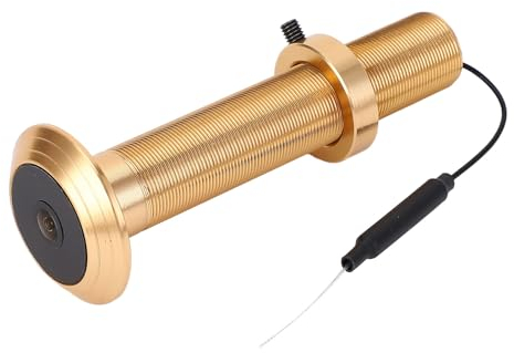 ASHATA Caméra Judas de Porte D'entrée pour Porte D'appartement, Caméra de Trou d'oeil de Porte Intelligente HD 1080P, Judas de Porte de Connexion WiFi avec Détection de Mouvement de