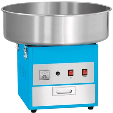 MBH- Maquina de algodón de azúcar, cajón con 3 compartimentos y control independiente de temperatura y rotación (Sin cubierta)