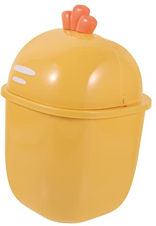 CHILDWEET Mini-mülleimerdeckel Schreibtisch-mülleimer Kleiner Mülleimer Kunststoff-recyclingbehälter Fürs Büro
