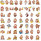 60 Stück Monkeys Aufkleber, Monkey Stickers Set Vinyl Wasserdicht Aesthetic Aufkleber, Geschenk für Kinder Jugendliche Erwachsene Jungen, für Auto Laptop Telefon Gitarre Skateboard