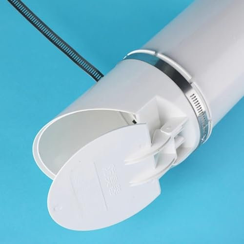 HEIBTENY Clapet anti-retour de vidange PVC 50-160 mm Anti-odeurs et anti-insectes Drainage Tuyau d'eau de pluie Filtre de couverture pour systèmes de drainage extérieurs, drains de sol de balcon (160