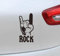 Rakelfix Rock Heavy Metal Head rockhhands Hand Aufkleber Größe/Farbe ANPASSBAR Sticker Autoaufkleber Decal